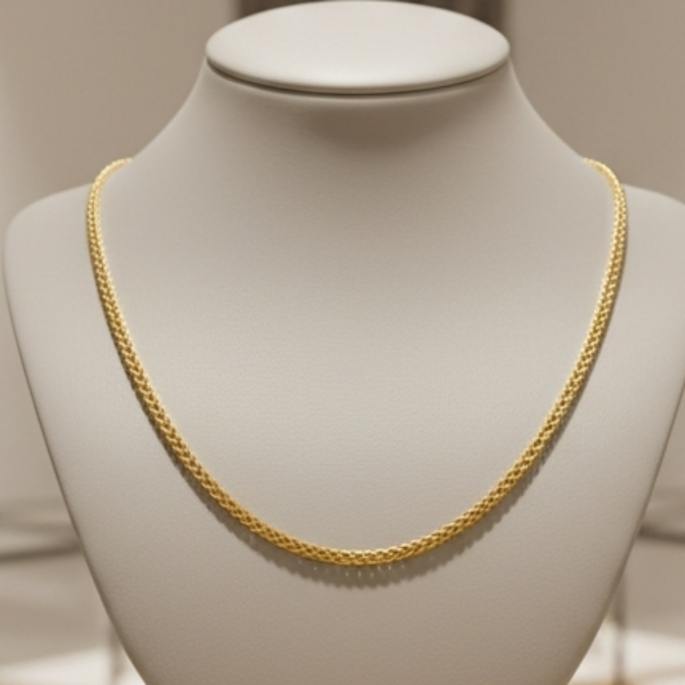 *NEW!* 4MM 24" 14K Italian Franco Chain